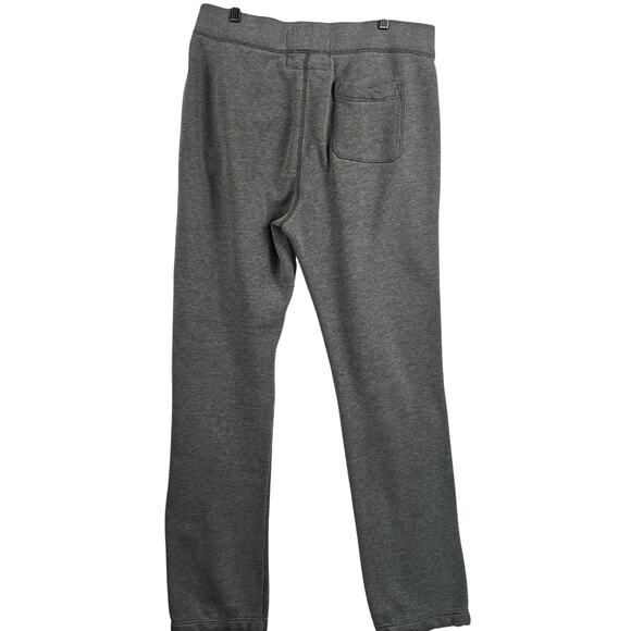 Abercrombie & Fitch Fleece Lined Sweatpants Men’s SZ LG Pockets Logo Drawstring - Picture 3 of 13
